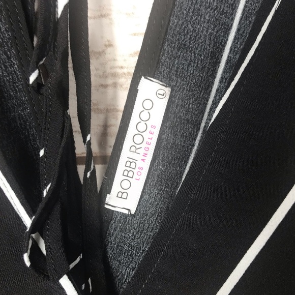 BOBBI ROCCO STRIPED ROMPER SIZE LARGE - Picture 3 of 5